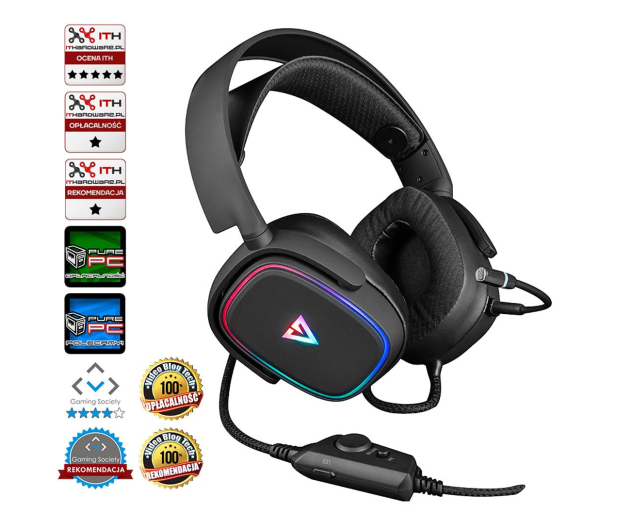 MODECOM Volcano MC-899 PROMETHEUS 7.1 Virtual Sound S-MC-899-PROMETHEUS-100 - 609732 - zdjęcie 2